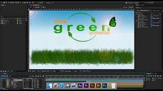 Create Animated  scene in after effects CC |  Draw grass and butterflys