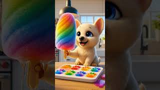 Cute Dogs Kindest Moment Ever Sharing One Huge Popsicle With Everyone