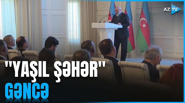 Gəncə üçün "Yaşıl şəhər Fəaliyyət Planı" hazırlanır