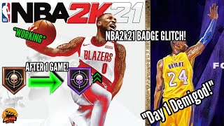 *working* first nba 2k21 badge glitch | [ps4 and xbox ]