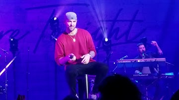 Water Runs Dry sung by Brett Young, a Boys II Men cover at Coca Cola Roxy in Atlanta on 11/14/18