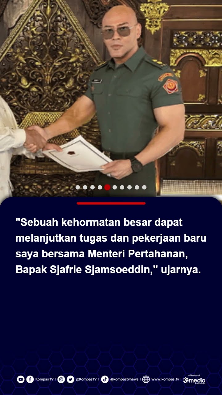 Deddy Corbuzier Resmi Jadi Stafsus Menteri Pertahanan, Tangani Komunikasi Sosial dan Publik #shorts
