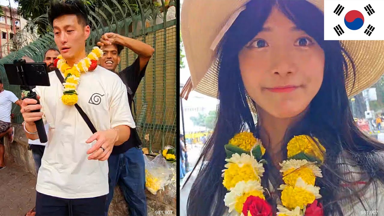 Indian people are so friendly! (WE GOT WELCOMED WITH FLOWERS!!)