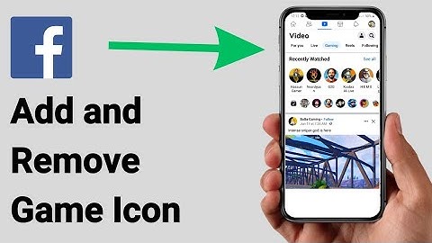 How to Add and Remove Game Icon From Facebook Home Page