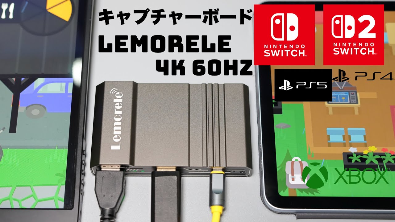 Lemorele 4K60Hz HDMI Capture Card Review! Stream and play games