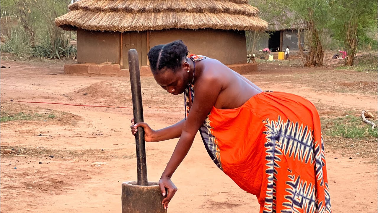 African Village Evening Routine #africa #africanvillage 