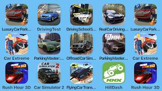 Luxury Car Parking, Driving Test, Driving School Simulator, Real Car Driving, Rush Hour 3D, HillDash screenshot 2
