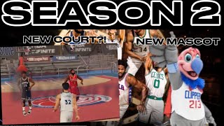 NBA INFINITE SEASON 2: VICTORY AWAITS OVERVIEW! (NEW MASCOT, NEW COURTS, LEGACY PLAYER POOL!)