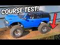 Modified Traxxas TRX4M RC Car Test on Custom Crawler Course