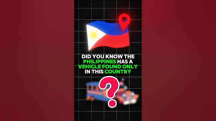 A Fülöp-szigeteken van egy jármű Sehol máshol?! 🇵🇭