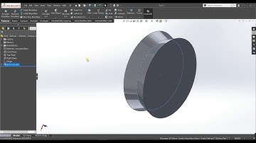 How to use extruded boss/base command in Solid works || Solid works tutorial 06