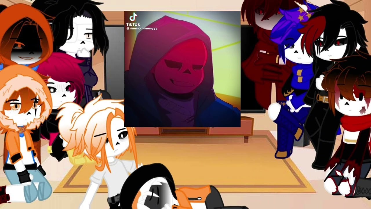 Papyrus Au’s react to themselves and each other’s Sans (kinda dramatic at one point)