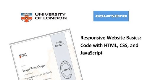 Responsive Website Basics Code with HTML, CSS, and JavaScript | All Quiz | Coursera