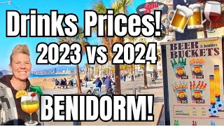 Benidorm  Have drink prices gone up ? Lets find out !