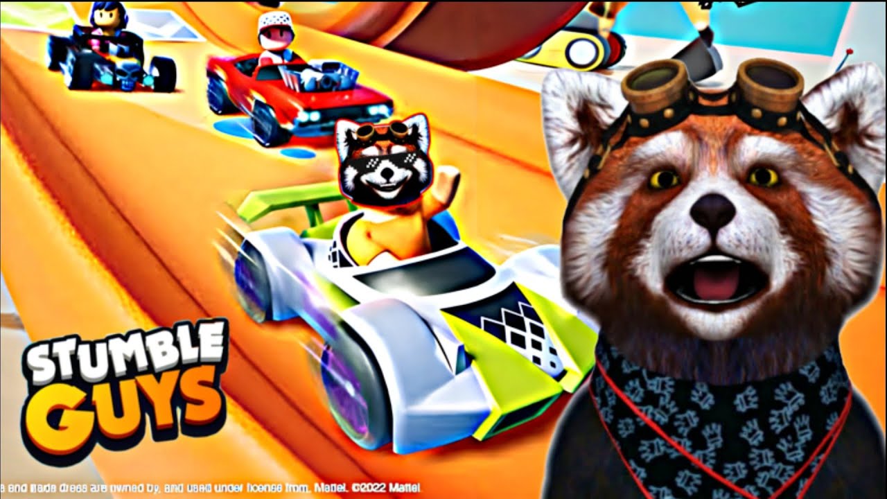 CIMON main game Stumble guys di map hot wheels - stumble guys Indonesia