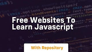 Free websites to learn javascript screenshot 4