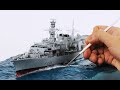 How to make water base - 1/350 HMS Monmouth