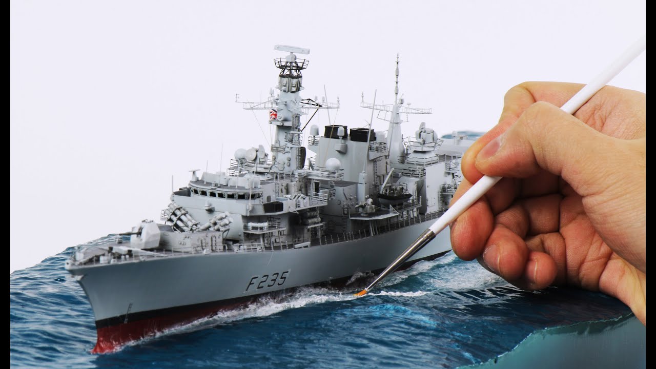 How to make water base - 1/350 HMS Monmouth