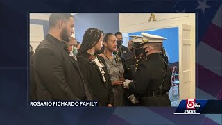 Public services being held for fallen Lawrence Marine
