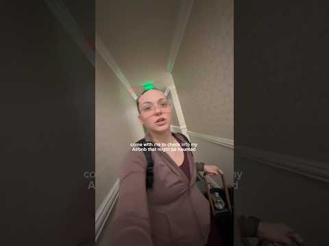 I think my Airbnb is haunted  👻🫩😭 #airbnb #solotravel #beverlyhills ￼