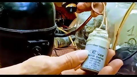 (Hướng Dẫn Chi Tiết)Cách Đấu Tụ Đề Vào Rơ Le Cơ Lốc Tủ Lạnh, Chú Ý Rơ Le Cơ Không Phải Rơ Le Điện Tử