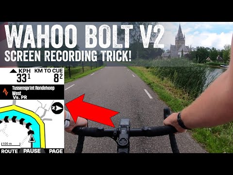 How To Screen Record Your Wahoo BOLT V2