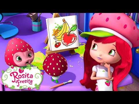 Rosita Fresita 🍓 ¡Desafío de pintura en la Escuela Berry! 🍓 Episodio completo en Español
