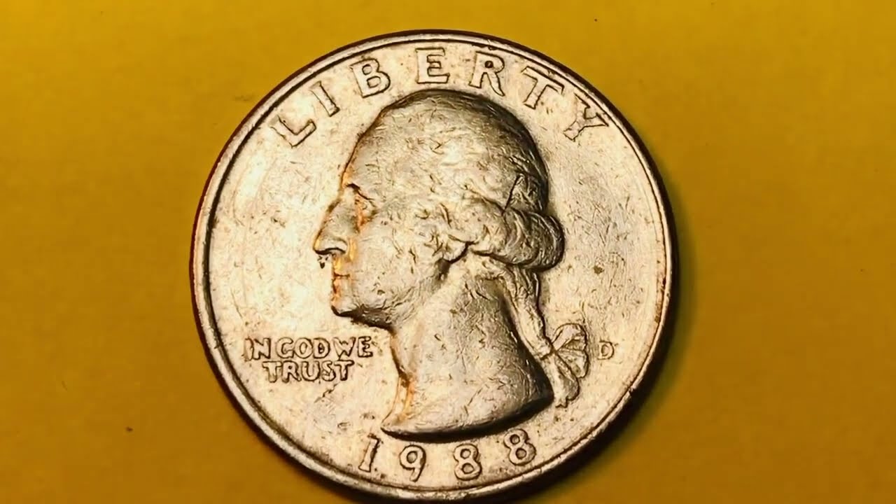 1988 US Quarters Repunched Denver Mint Mark - YouTube