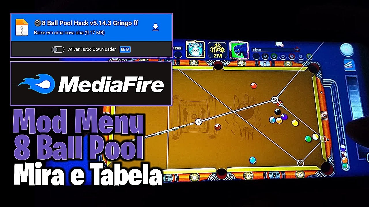 Mira Infinita 8 Ball Pool v5.14.5 Apk Mod e Mod Menu - W Top Games