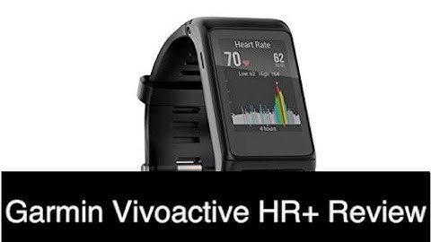 Garmin Vivoactive HR + Smart Watch Review from KAYAK