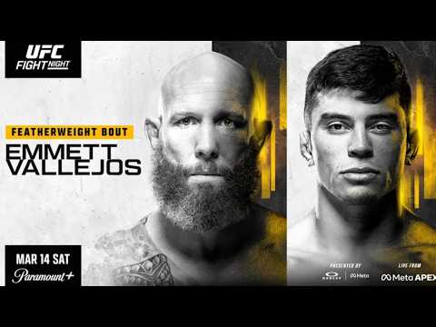Kevin Vallejos vs Josh Emmett fight footage