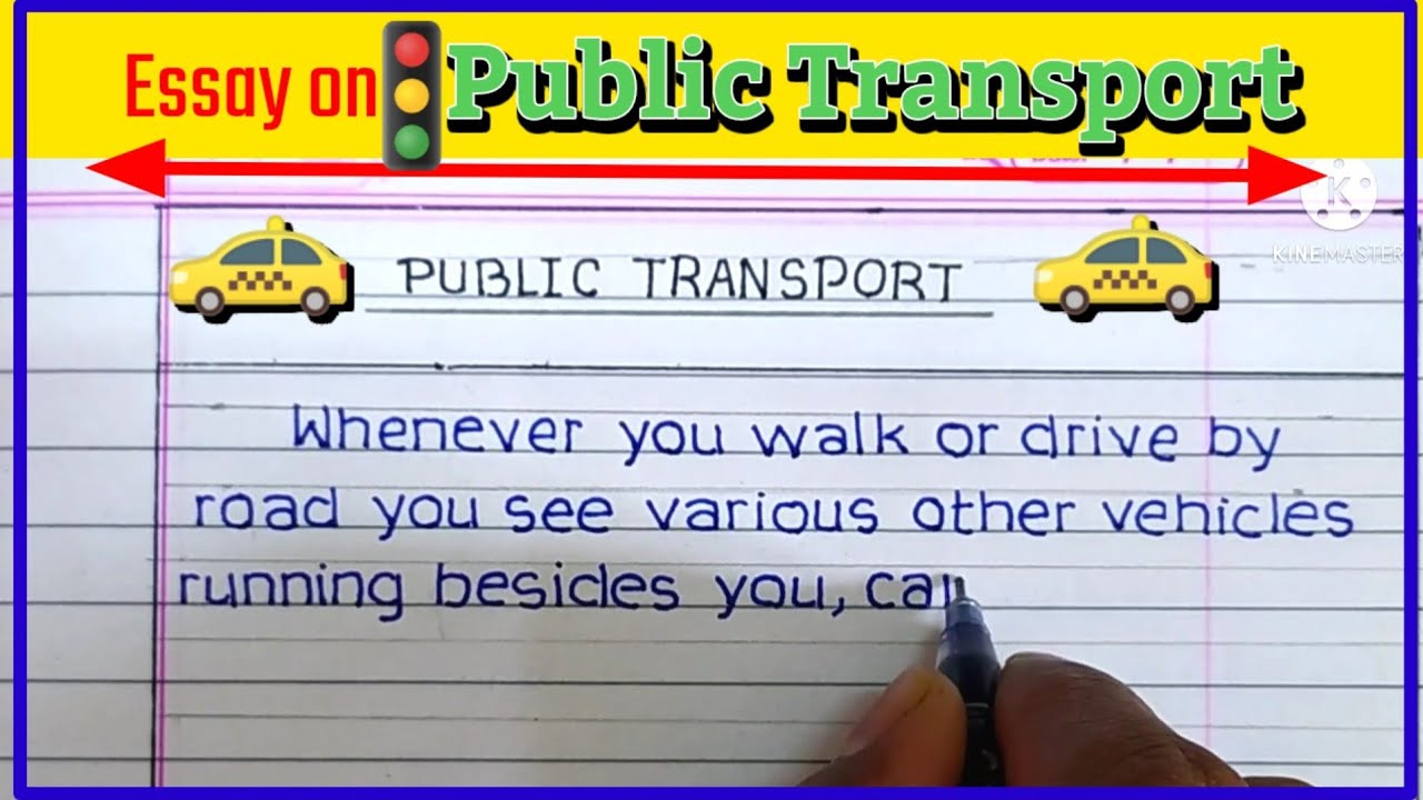 essay on public transport day