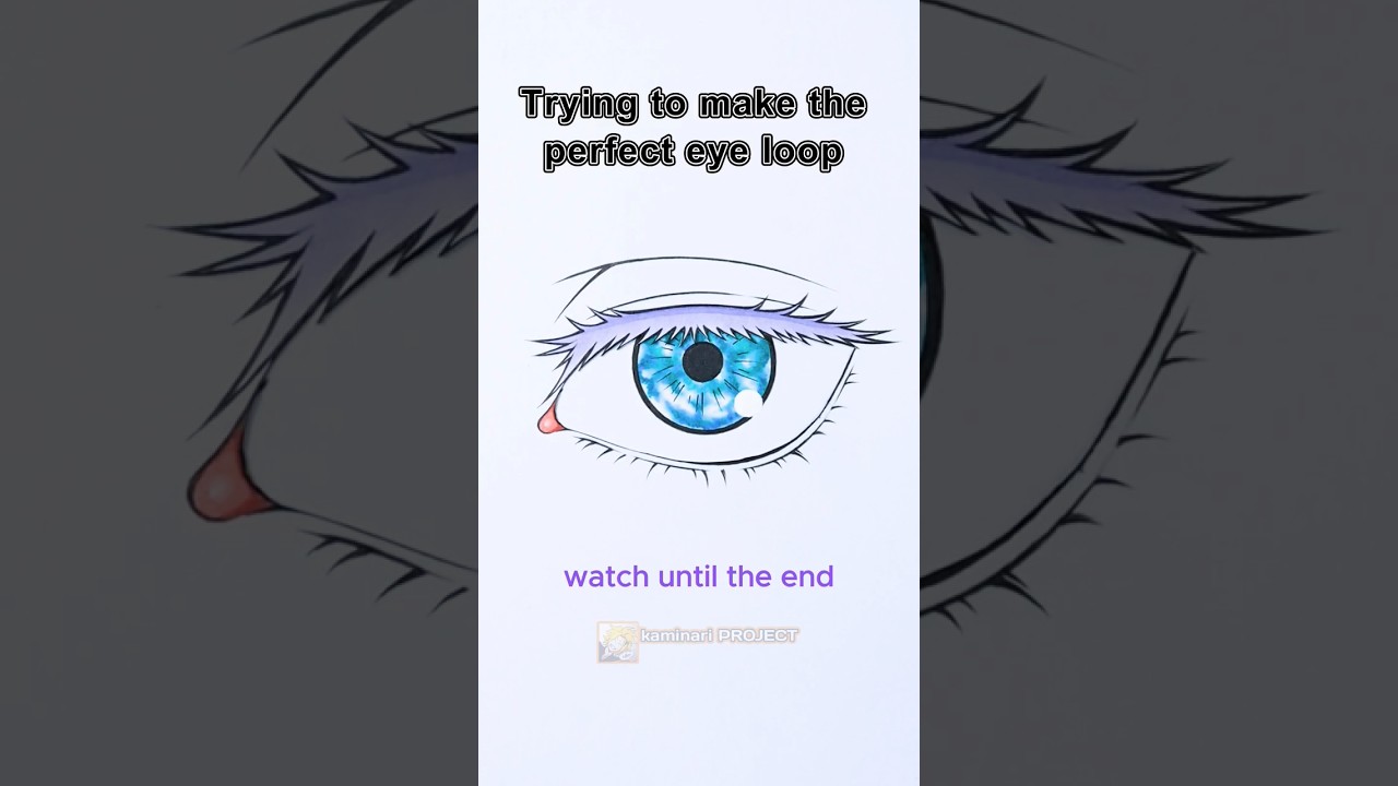 Trying to make the perfect Gojo eye loop👁️ 