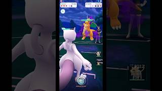 Mewtwo (CP 3020) vs Shadow Dragonite (CP 10398) | Pokémon GO Team Rocket Battle #Shorts