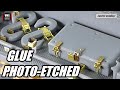 How to glue photo etched parts to a model - VMS Flexy 5K working with photo etched parts tutorial