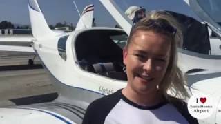 Santa Monica Resident Flying at Santa Monica Airport for First Time