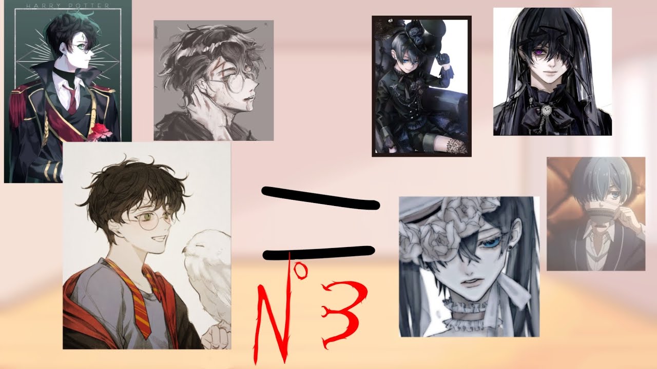 HP  (Harry Potter) reaction to Harry Potter as Ciel Phantomhive 3/3  🇰🇿/🇺🇦/🇷🇺