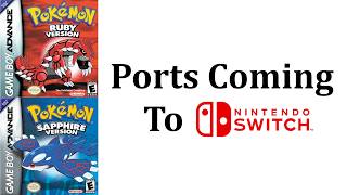 Pokémon Ruby, Sapphire, And Emerald Ports Leaked To Be Coming To Nintendo Switch