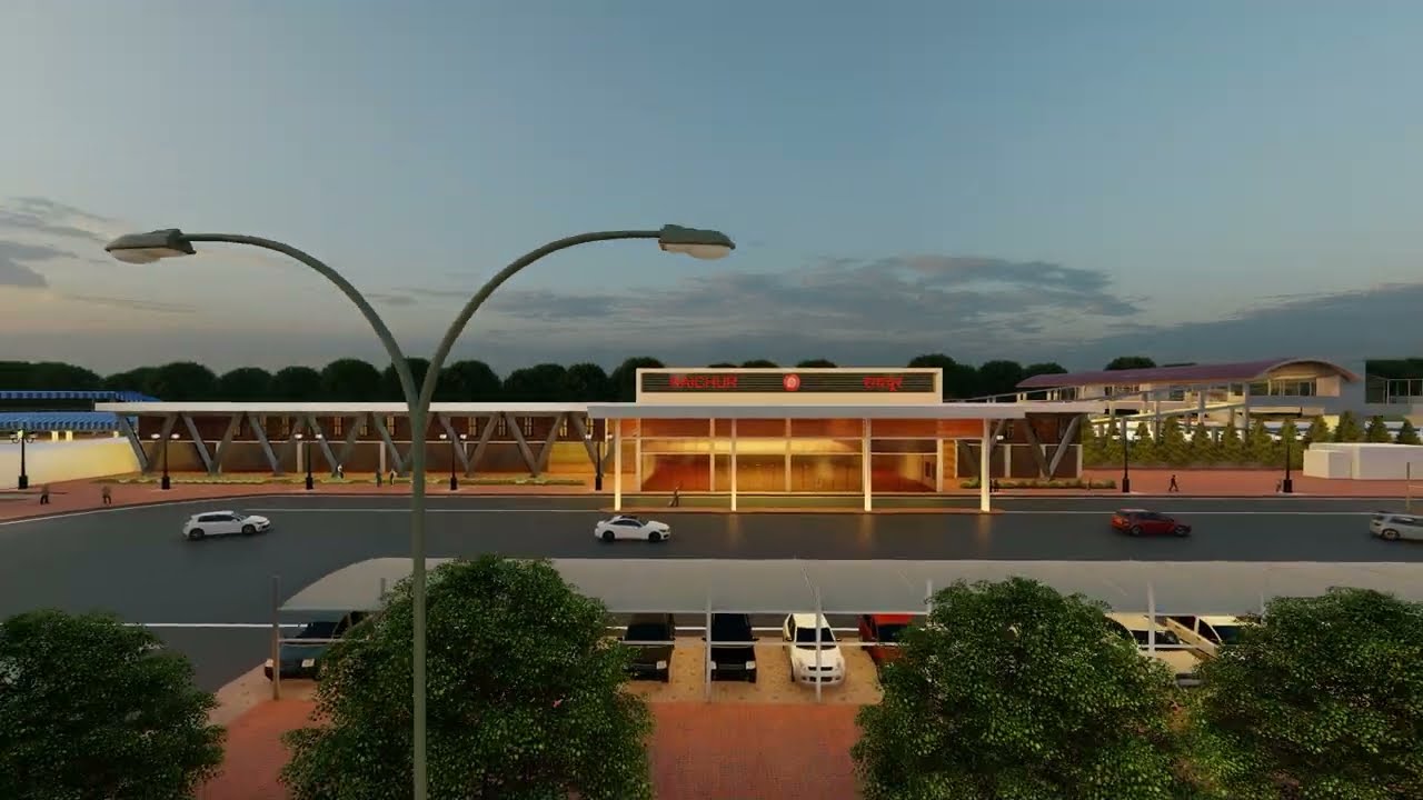 RAICHUR WALKTHROUGH ORIGNAL | KARNATAKA RAILWAY STATION | ARCHITECT NAVIN SHARMA AND ASSOCIATES