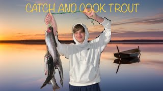 CATCH, CLEAN AND COOK STOCKED RAINBOW TROUT // Massachusetts fishing