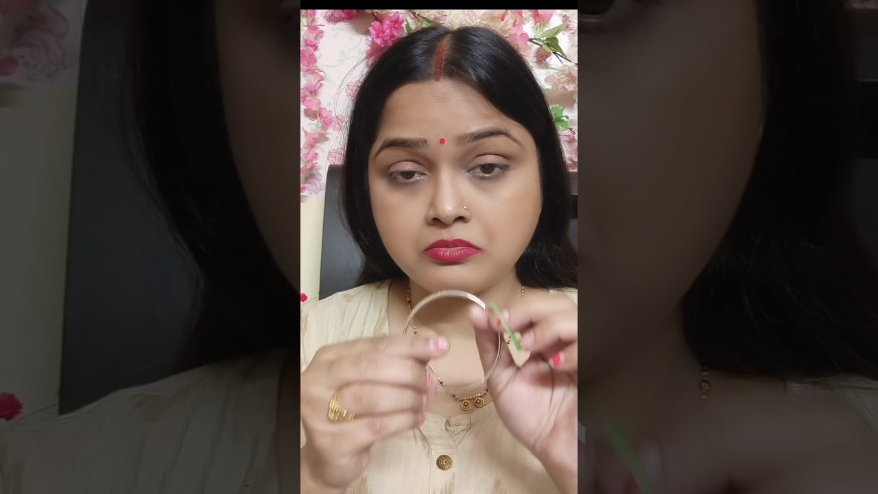 Viral Bangle Hairstyle 😱🎀✅