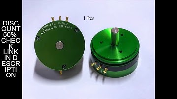 Double Out Shaft CPP35B CPP-35 1K 2K 5K 10K Precision Conductive Plastic Potentiometer Center Tap
