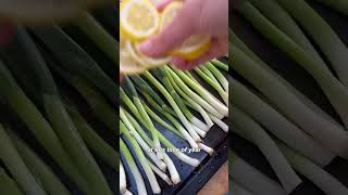 The new best side dish: roasted spring onion with lemon... #easyfood #sidedish #recipeoftheday