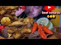 Beef  innards  king chillies  northeast indian mukbang