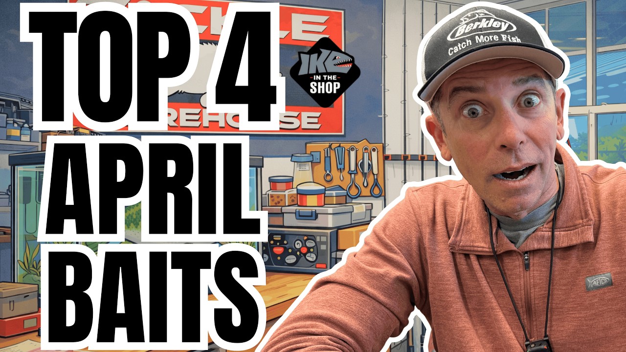 🔥 Top 4 Baits For April Bass Fishing