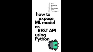 How to expose a machine learning model as a REST API using Python