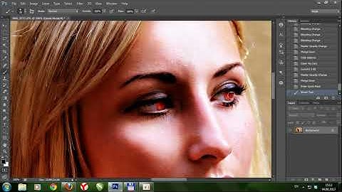 Photo with "Dave Hill effect" in Photoshop CS6 / Создание фото с эффектом Дейва Хилла