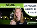 Atlas solar spotlights set of 2 and 4 unboxing   product information