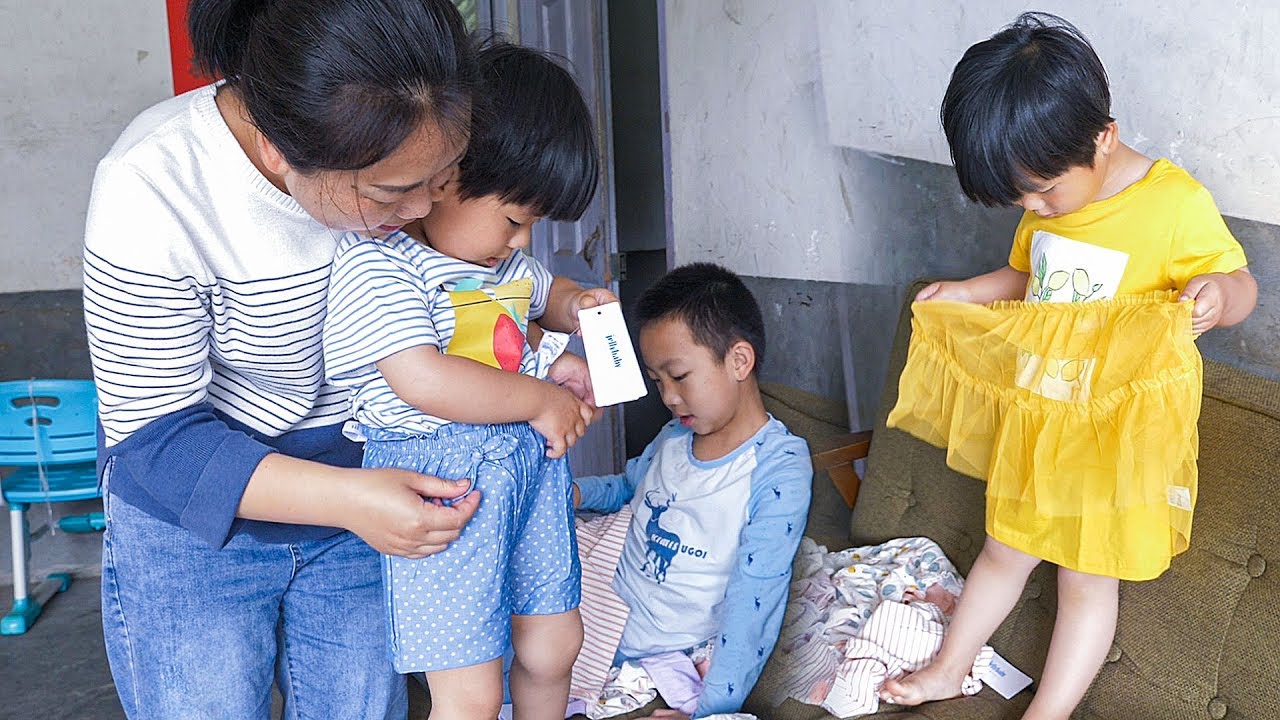 媳婦給女兒買8件衣服，試穿之後，捨不得退換了 | Buy 8 pieces of clothes for my daughter and try them on