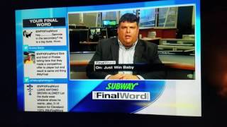 Comment on WPXI's The Final Word 10 10 2016